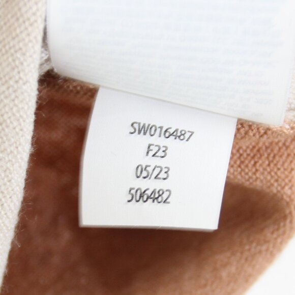 Smartwool Merino Wool Shadow Pine Colorblock Crew Sweater Almond Heather Size XS - Picture 16 of 16